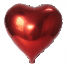 Шарик (45см) Сердечко красное